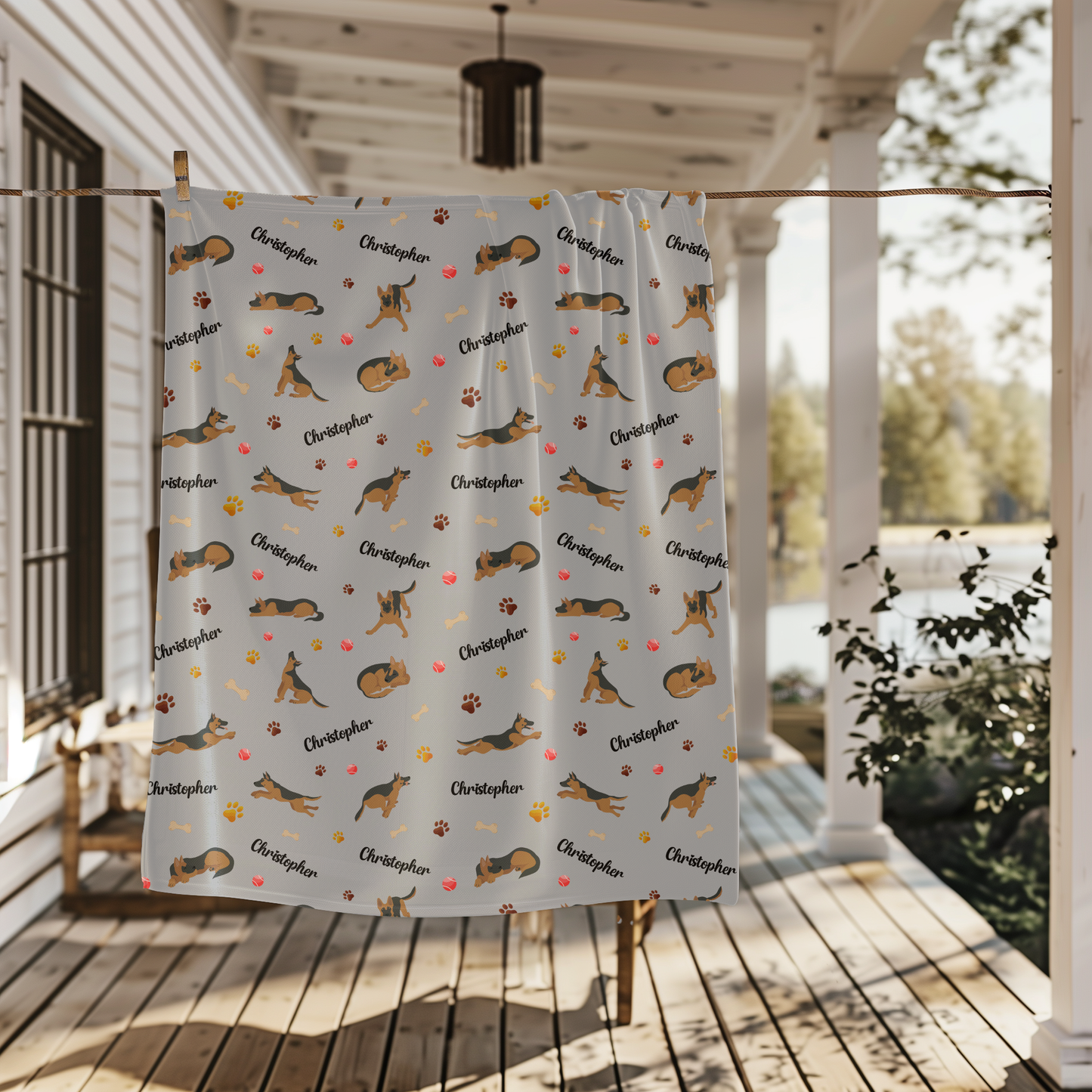 Playful Paws Sherpa Blanket