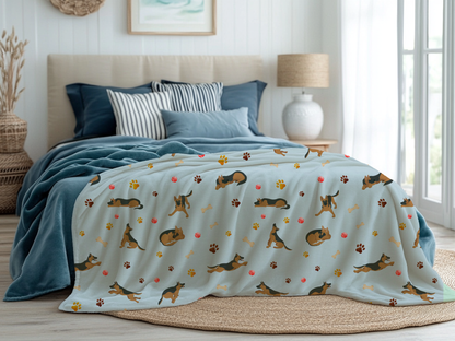 Playful Paws Sherpa Blanket