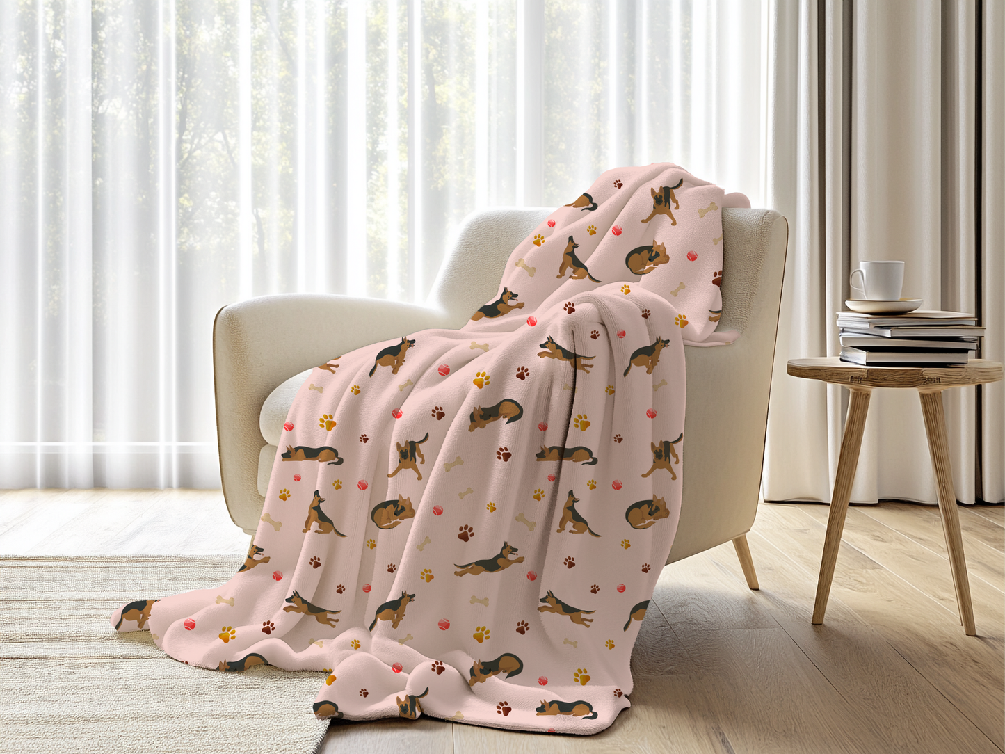 Playful Paws Sherpa Blanket