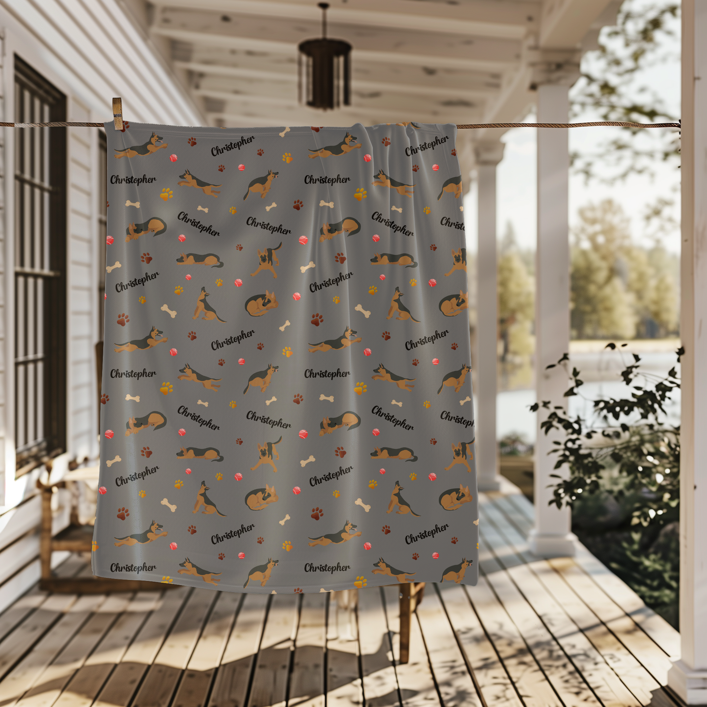 Playful Paws Sherpa Blanket