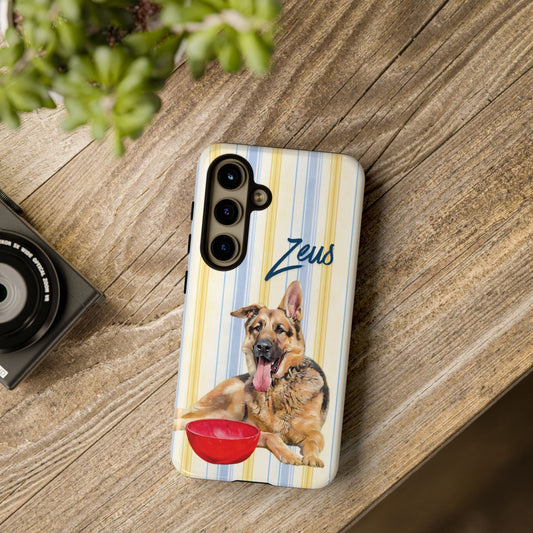 Your German Shepherd, Turned Into Art — On a Phone Case