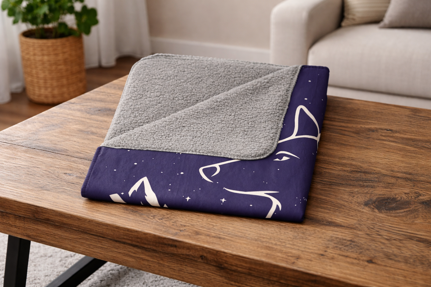 Under the Stars - Lightweight Name Blanket