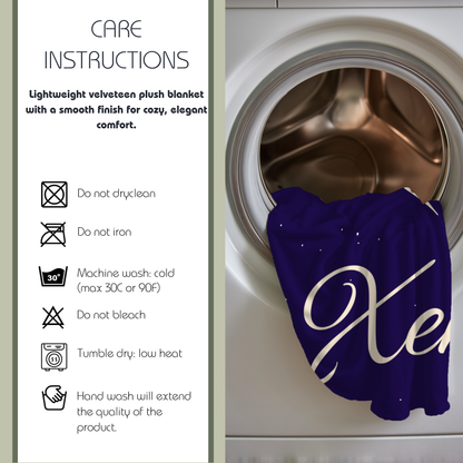 Under the Stars - Lightweight Name Blanket