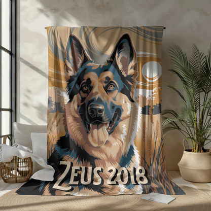 🐾 Golden Fields Sherpa Blanket