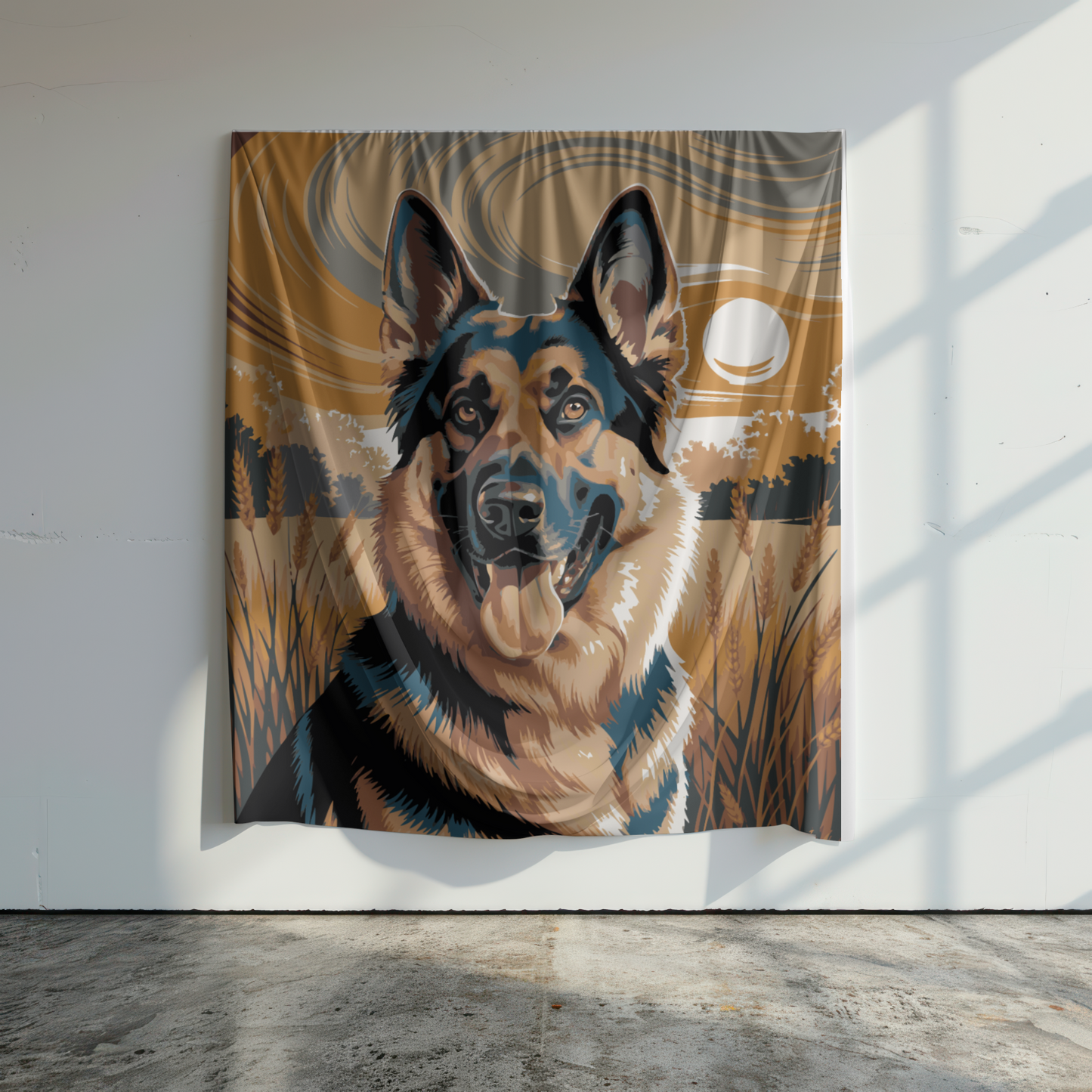 🐾 Golden Fields Sherpa Blanket