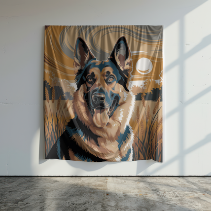 🐾 Golden Fields Sherpa Blanket