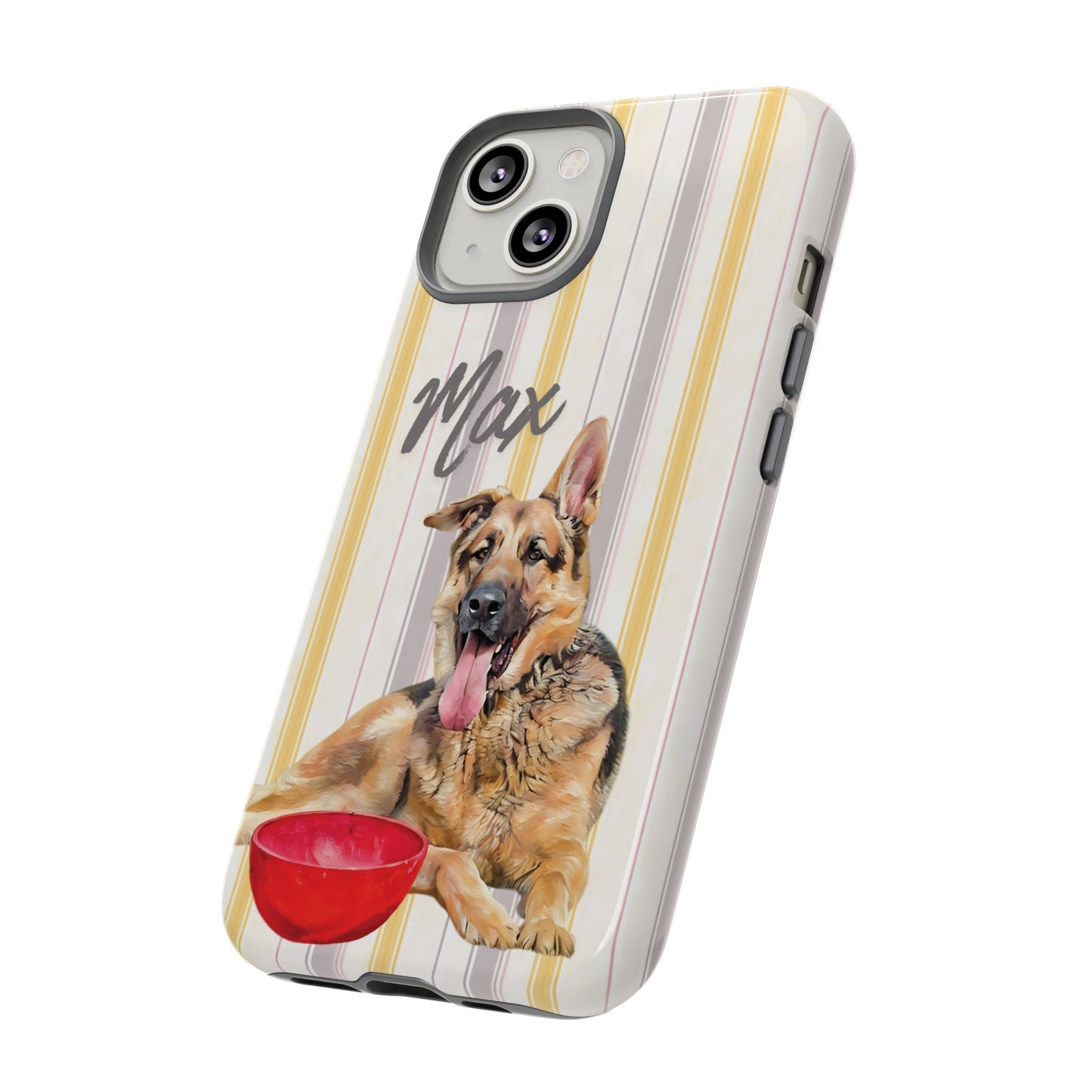 Your German Shepherd, Turned Into Art — On a Phone Case