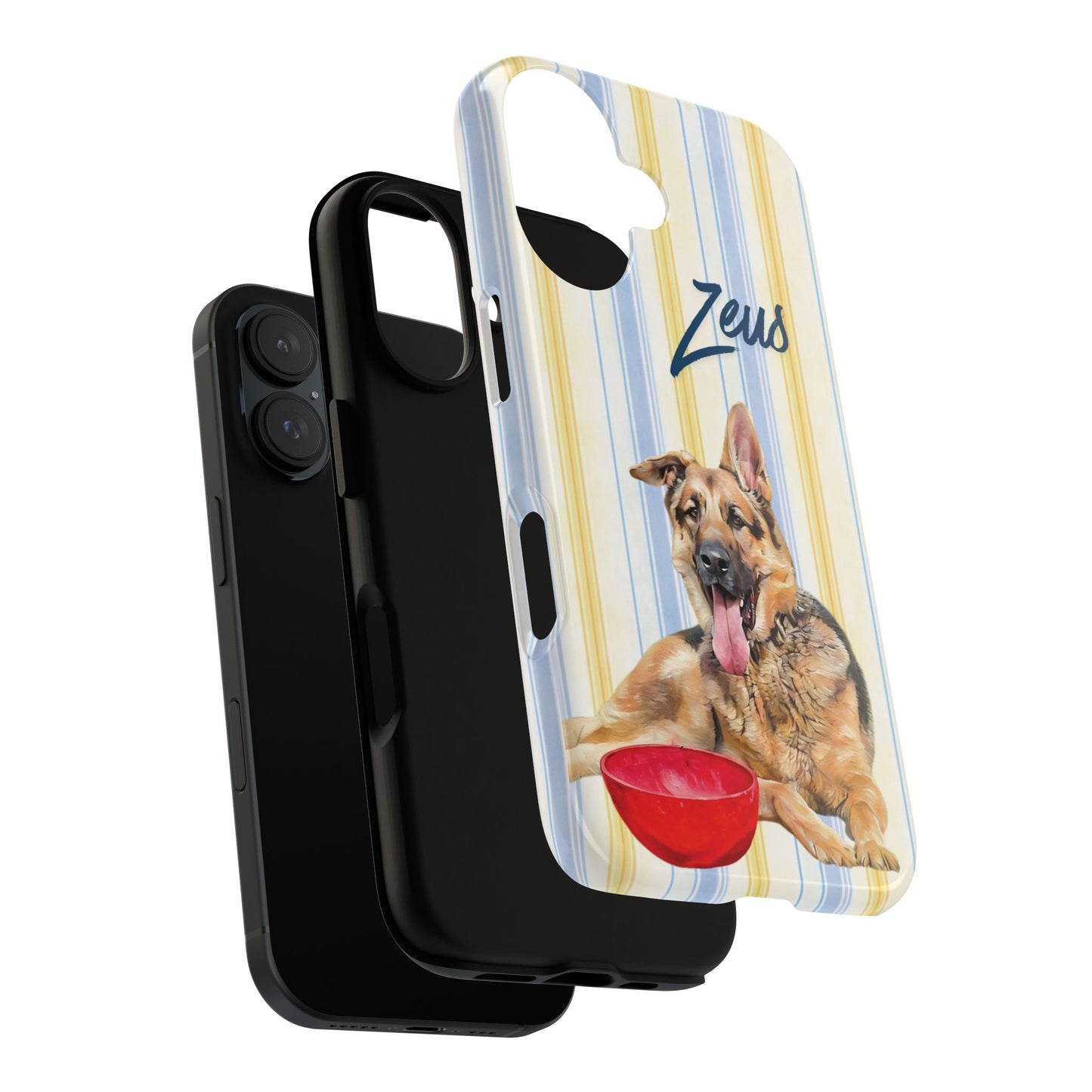 Your German Shepherd, Turned Into Art — On a Phone Case