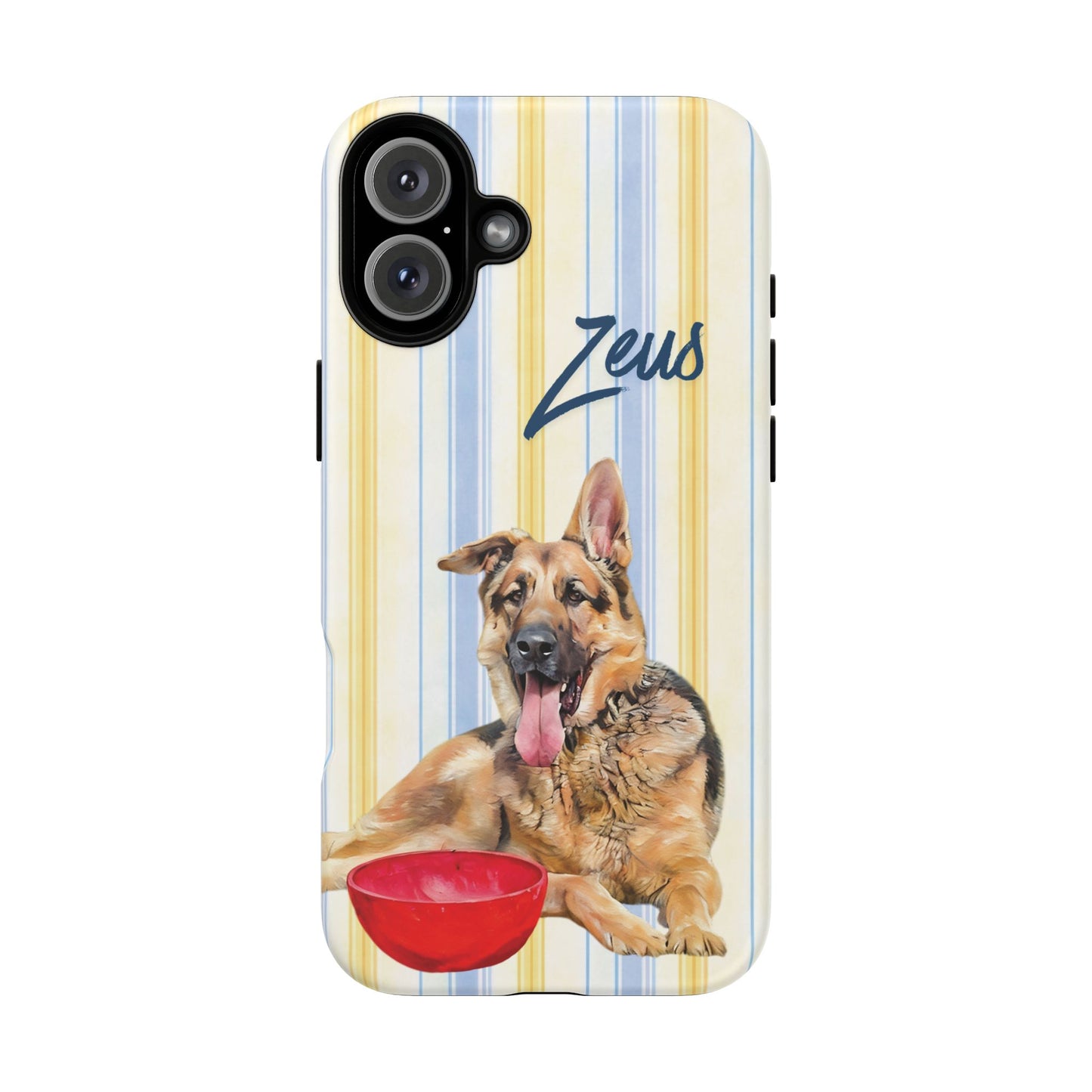 Your German Shepherd, Turned Into Art — On a Phone Case