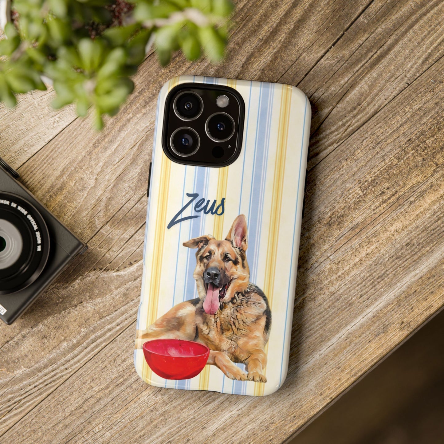 Your German Shepherd, Turned Into Art — On a Phone Case