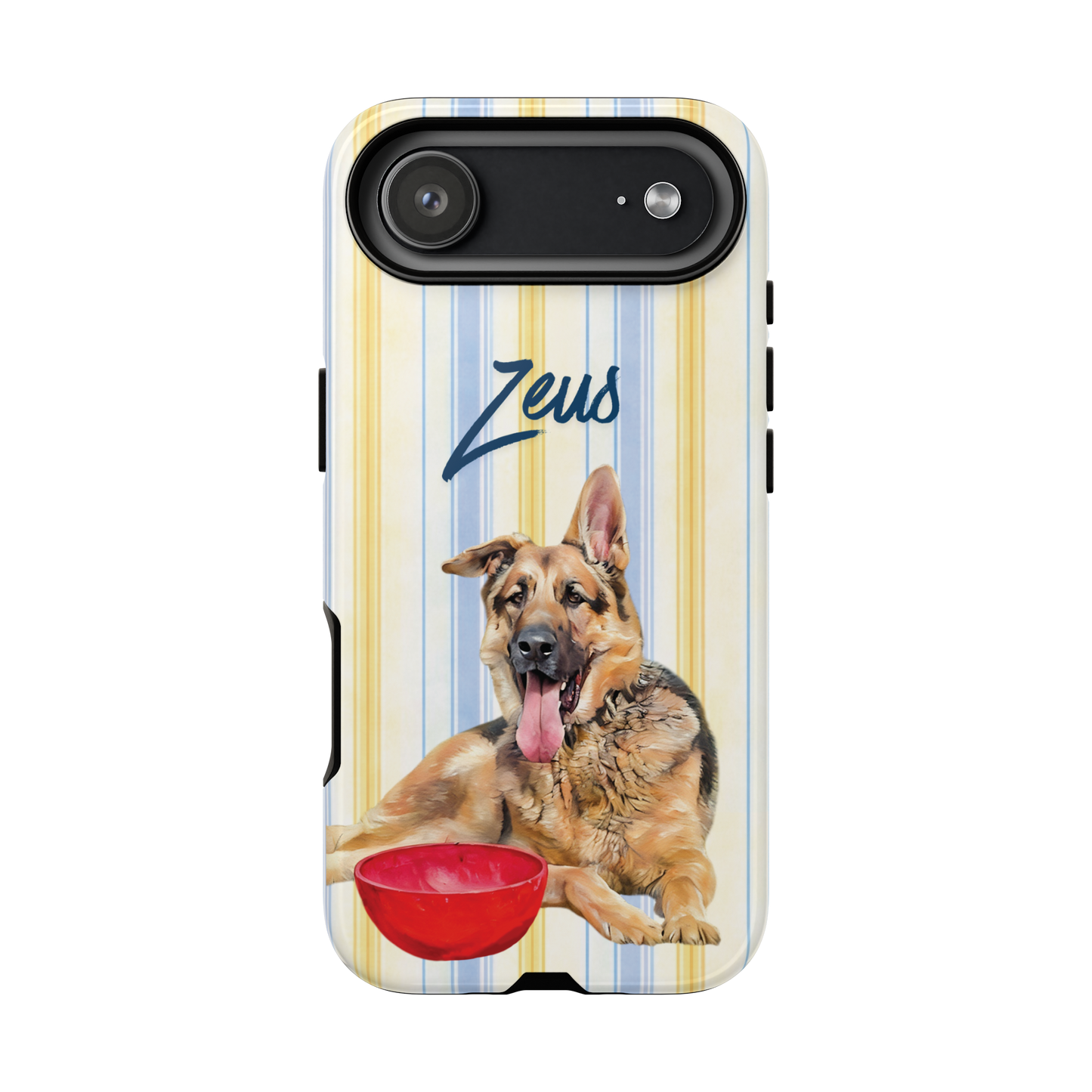 Your German Shepherd, Turned Into Art — On a Phone Case