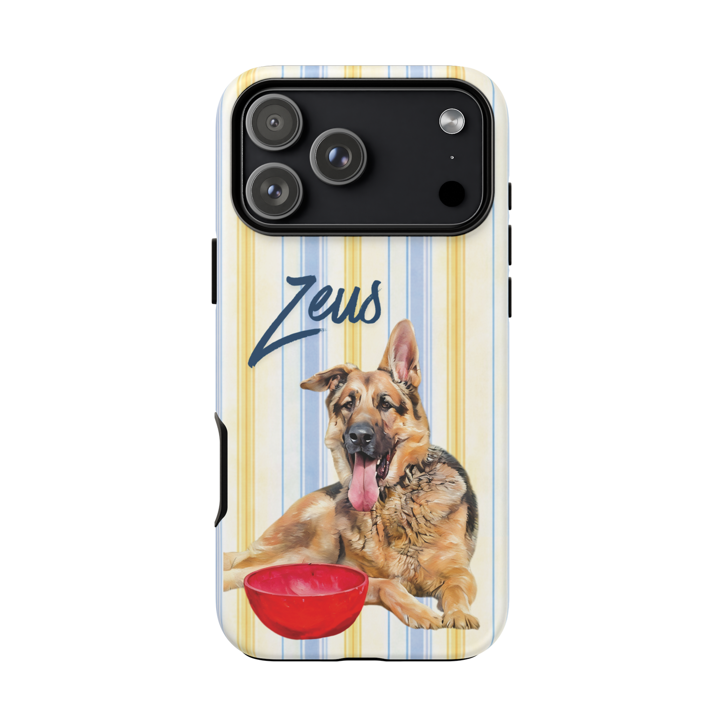 Your German Shepherd, Turned Into Art — On a Phone Case